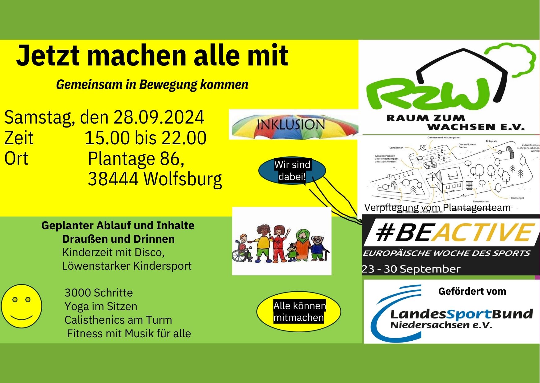 BE ACTIVE - Gemeinsam in Bewegung, 15h